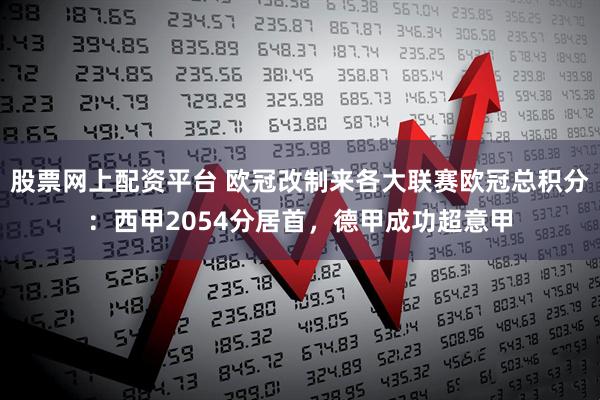 股票网上配资平台 欧冠改制来各大联赛欧冠总积分：西甲2054分居首，德甲成功超意甲